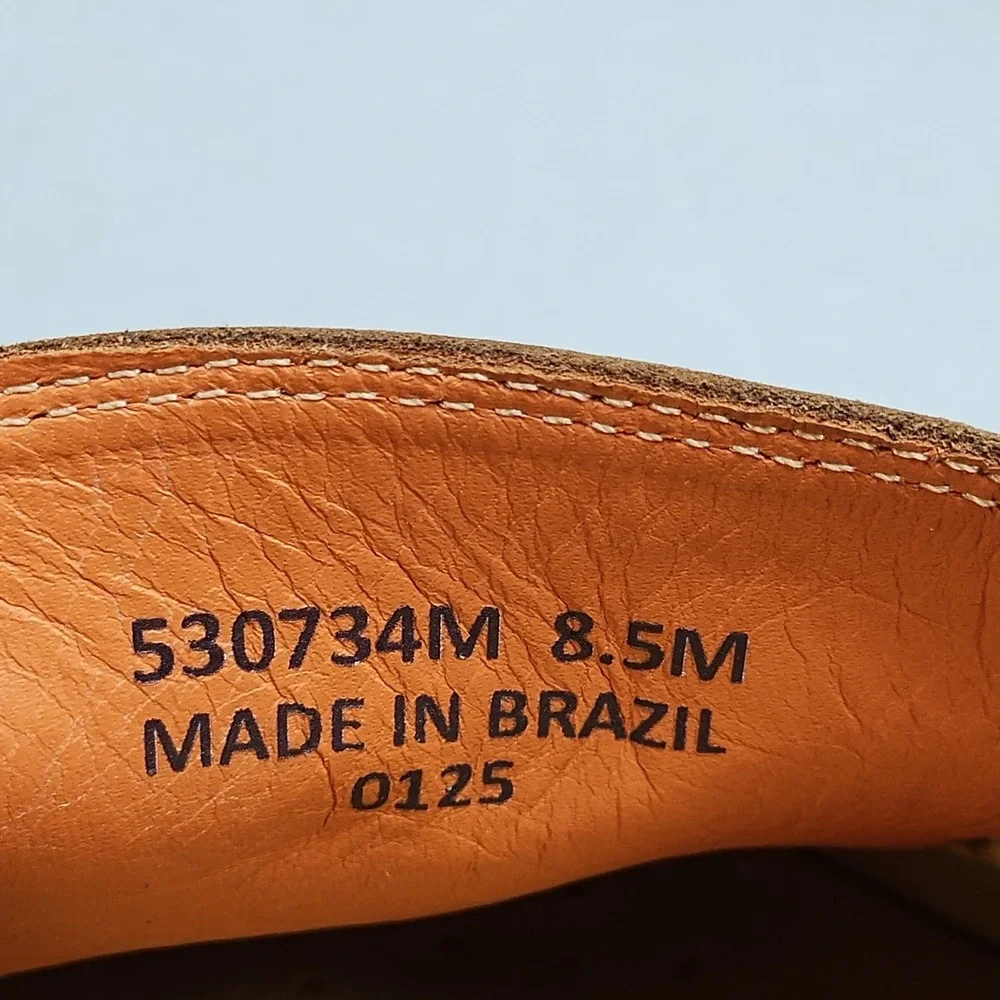 Martin Dingman Bermuda Horse Bit Loafers Mens US 8.5M Brown Moc Toe 530734M EUC